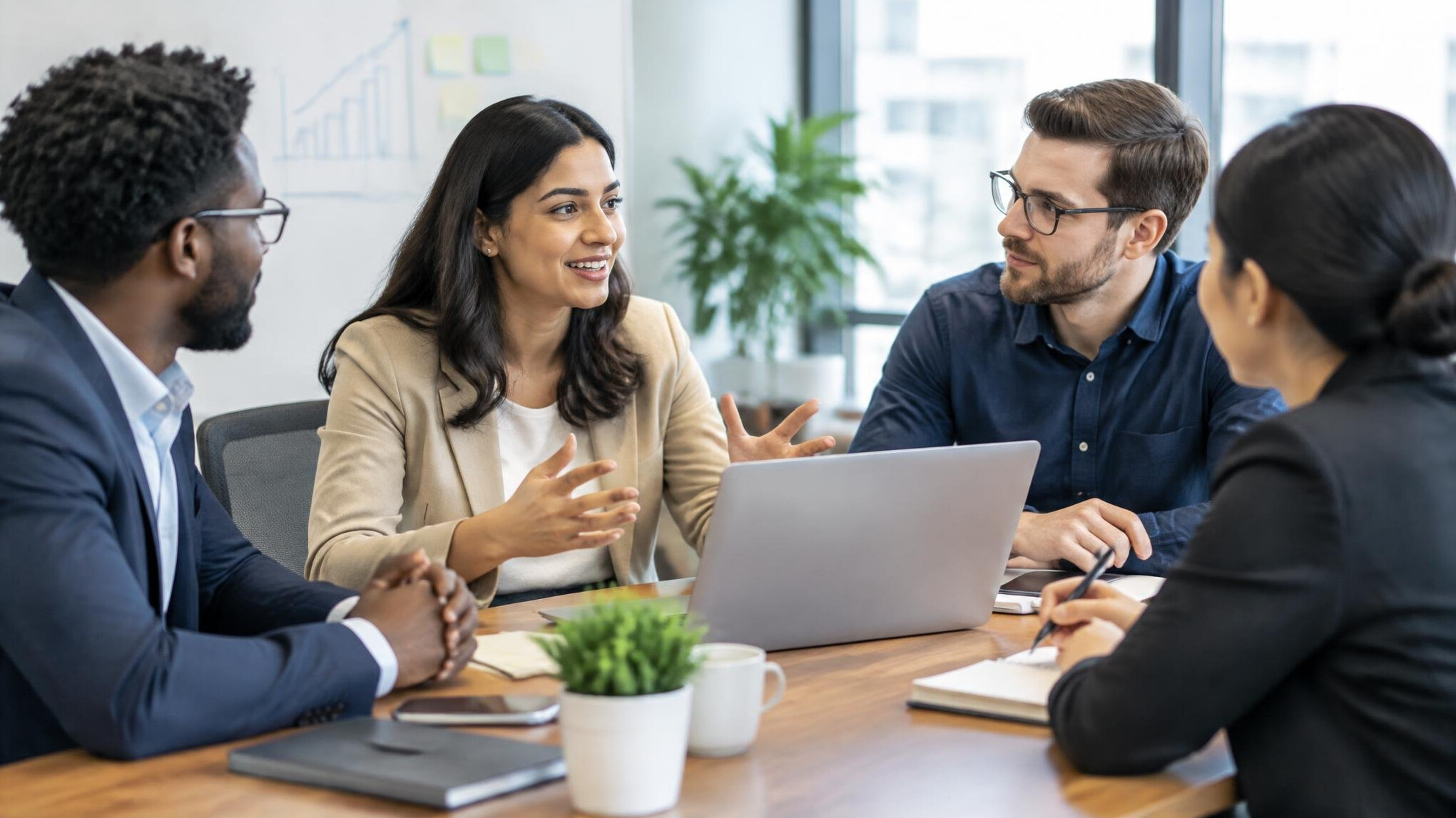business team meeting discussion