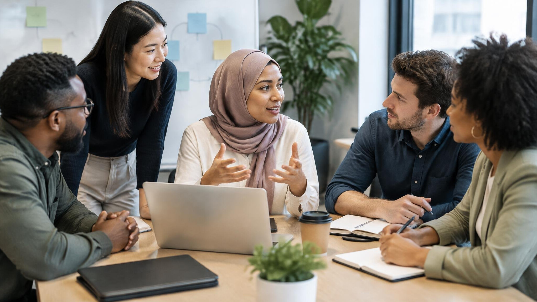 diverse team collaborating